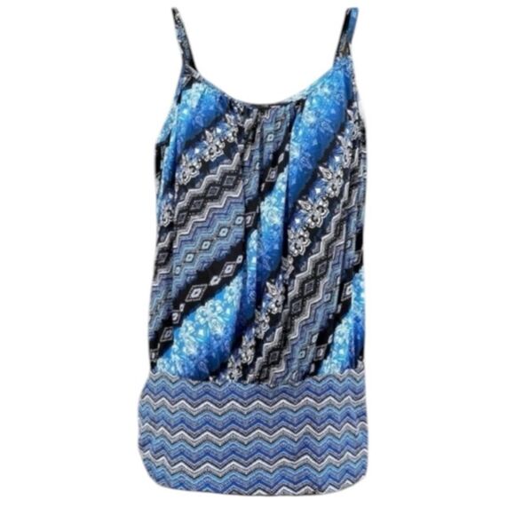 Swimwear for All Blouson Tankini Top - Picture 2 of 9